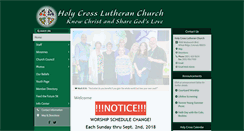 Desktop Screenshot of holycrosswheatridge.org