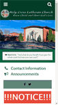 Mobile Screenshot of holycrosswheatridge.org